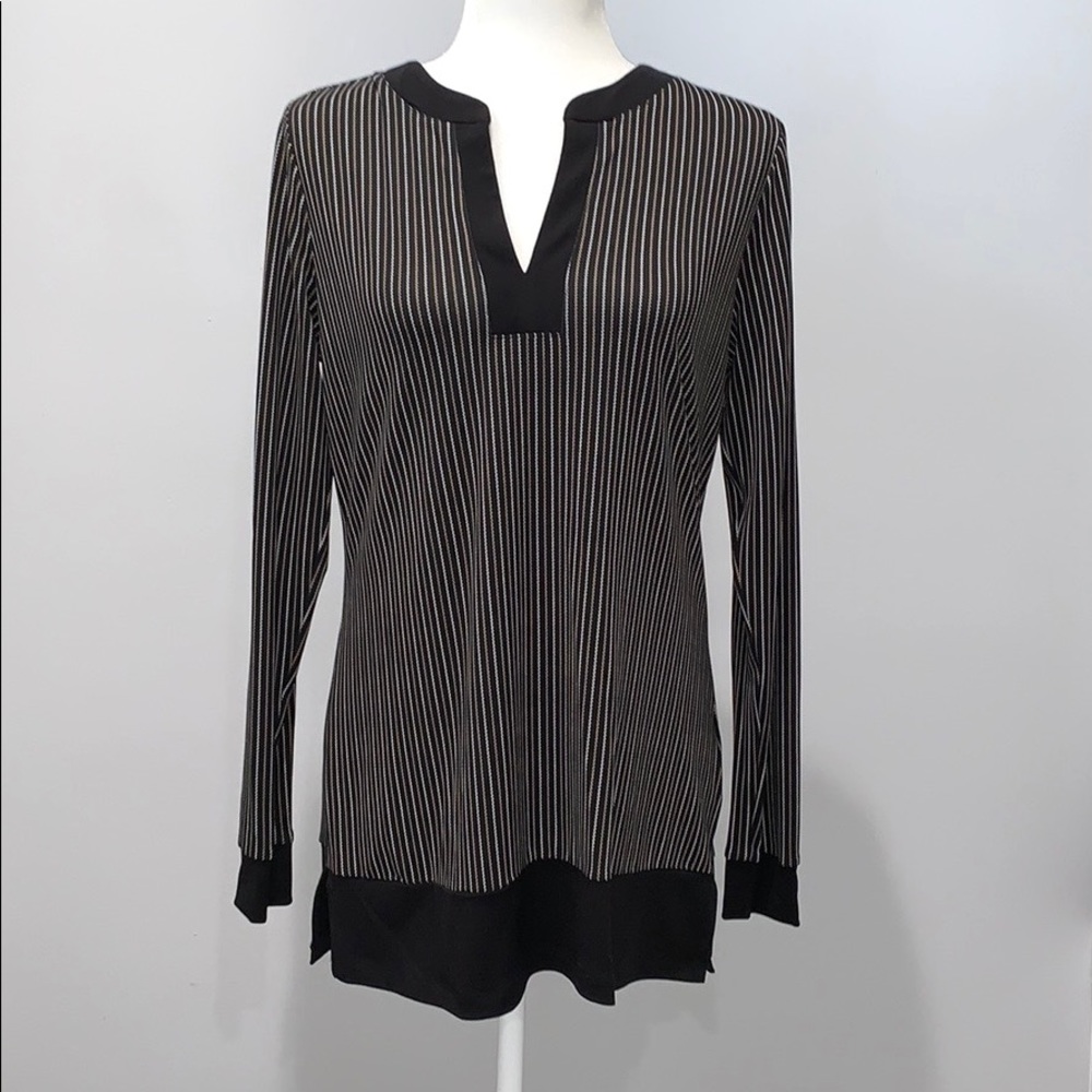 Michael Kors Brown Long Sleeved Shirt Size Medium